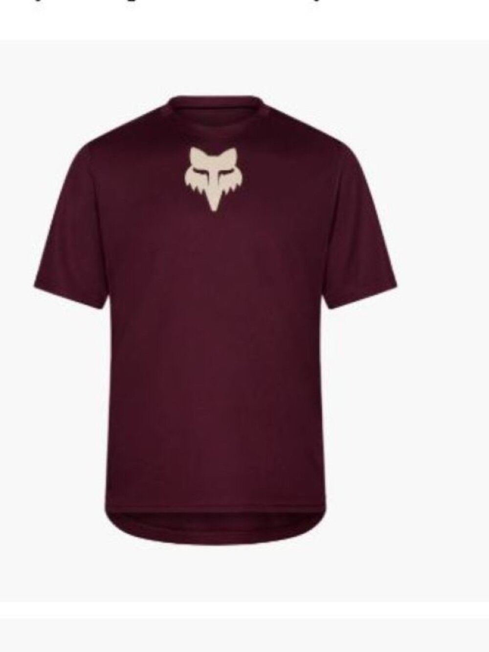 Fox Women's Ranger Short Sleeve Cycling Jersey Dark Maroon Size S New w/tags
